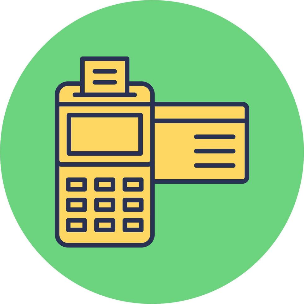 Credit Card Machine Vector Icon