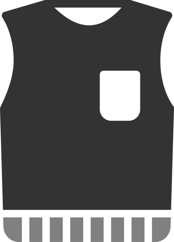 Sleeveless Jumper Vector Icon