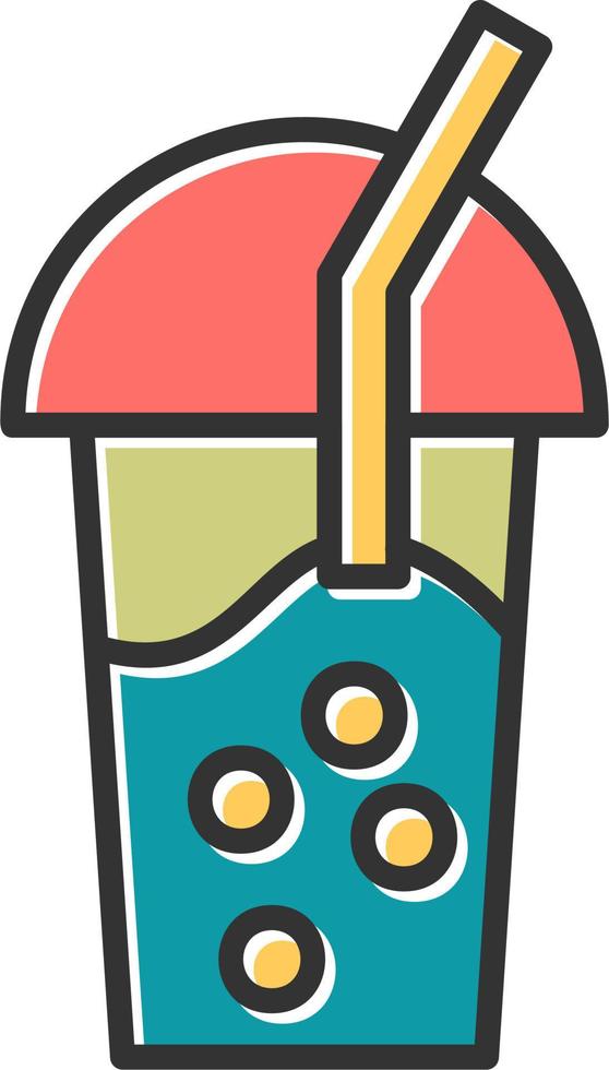 Bubble Tea Vector Icon