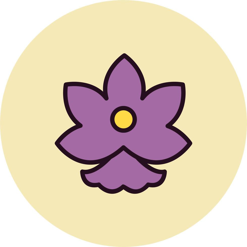 Orchid Vector Icon