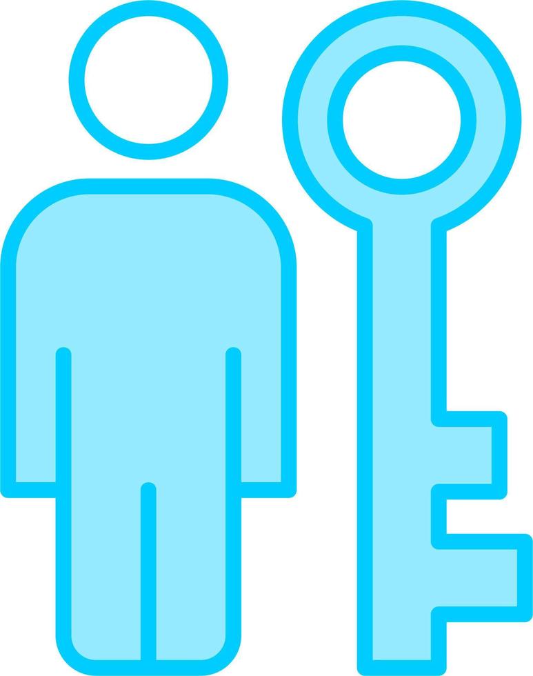 Key Person Vector Icon