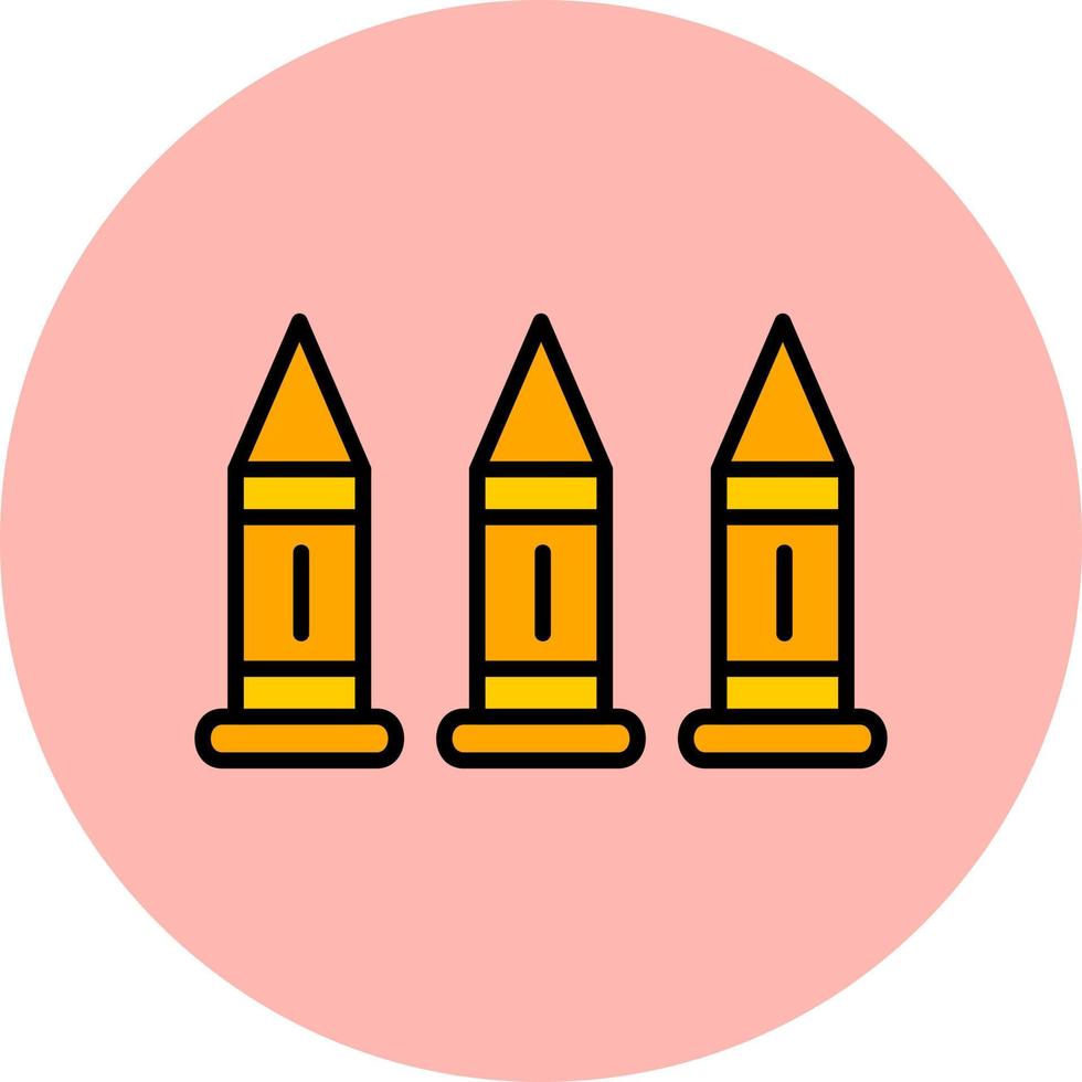 icono de vector de munición