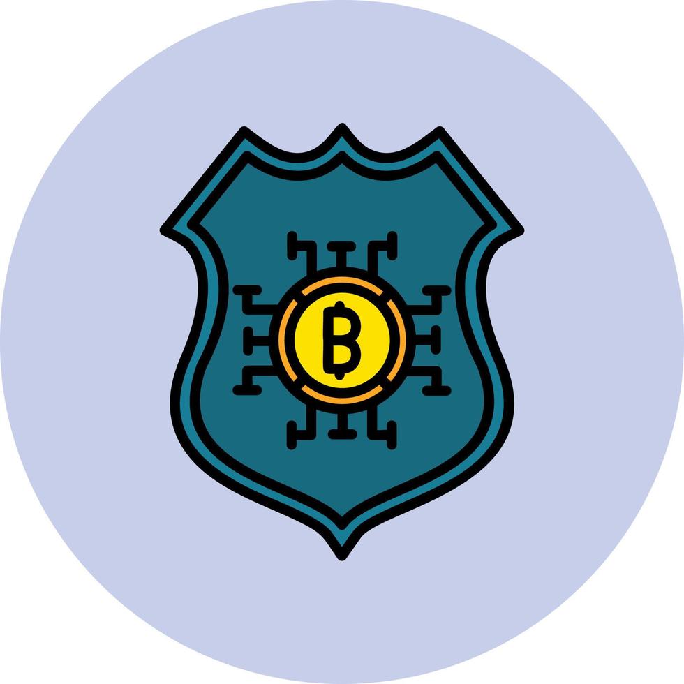 icono de vector de escudo