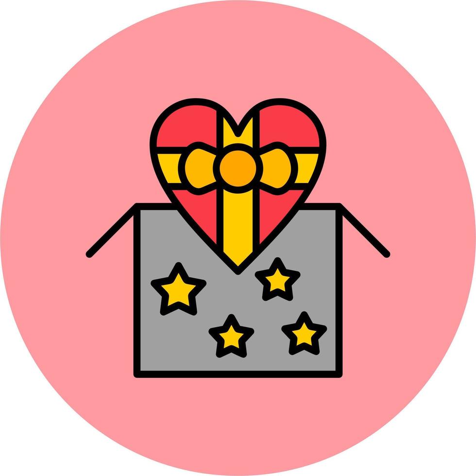 Heart Box Vector Icon