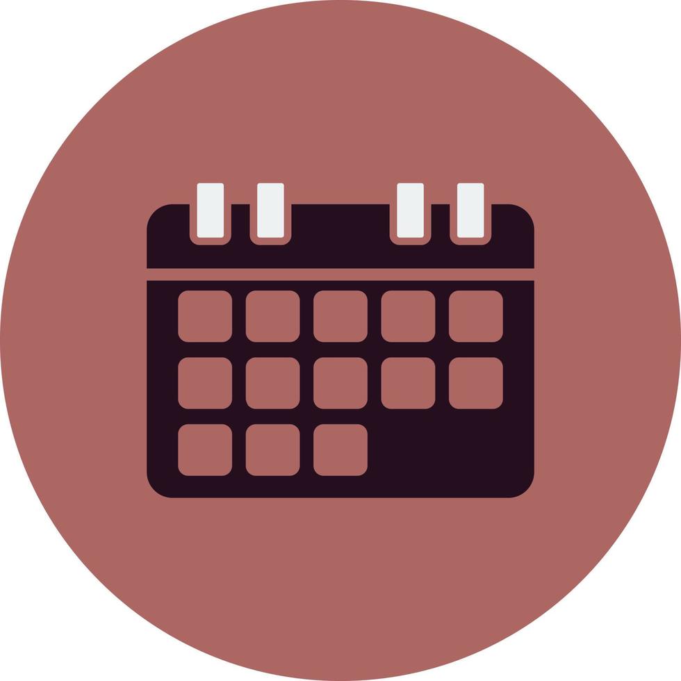 icono de vector de calendario