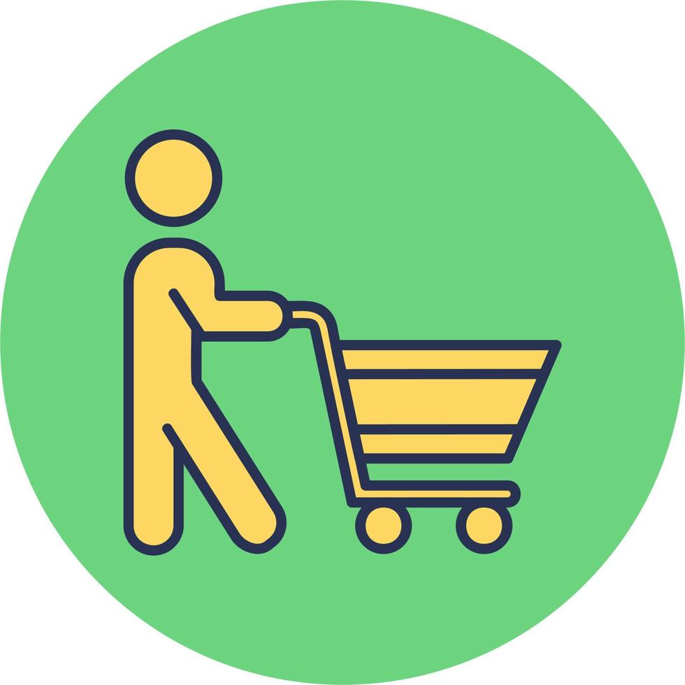 icono de vector de compras