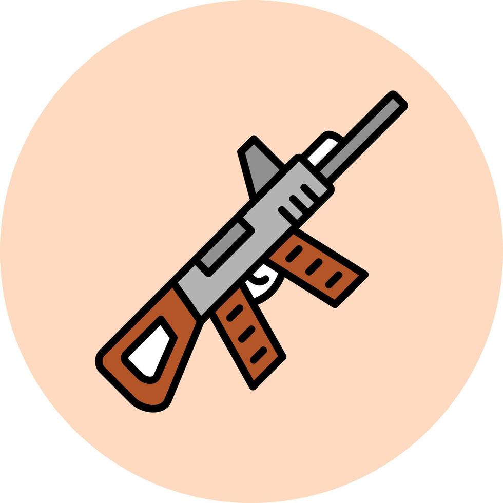 Machine Gun Vector Icon