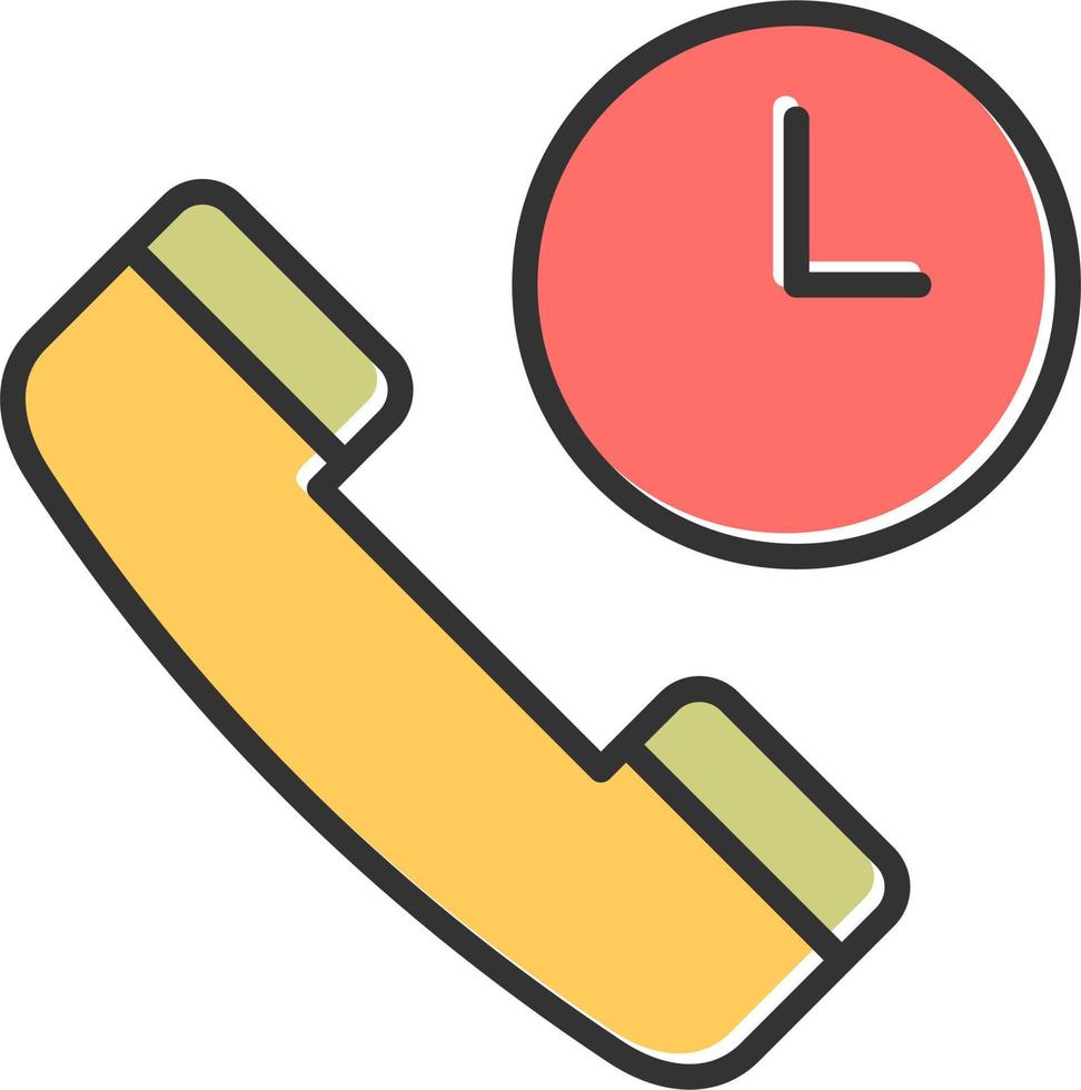 Call Waiting Vector Icon 20521001 Vector Art at Vecteezy