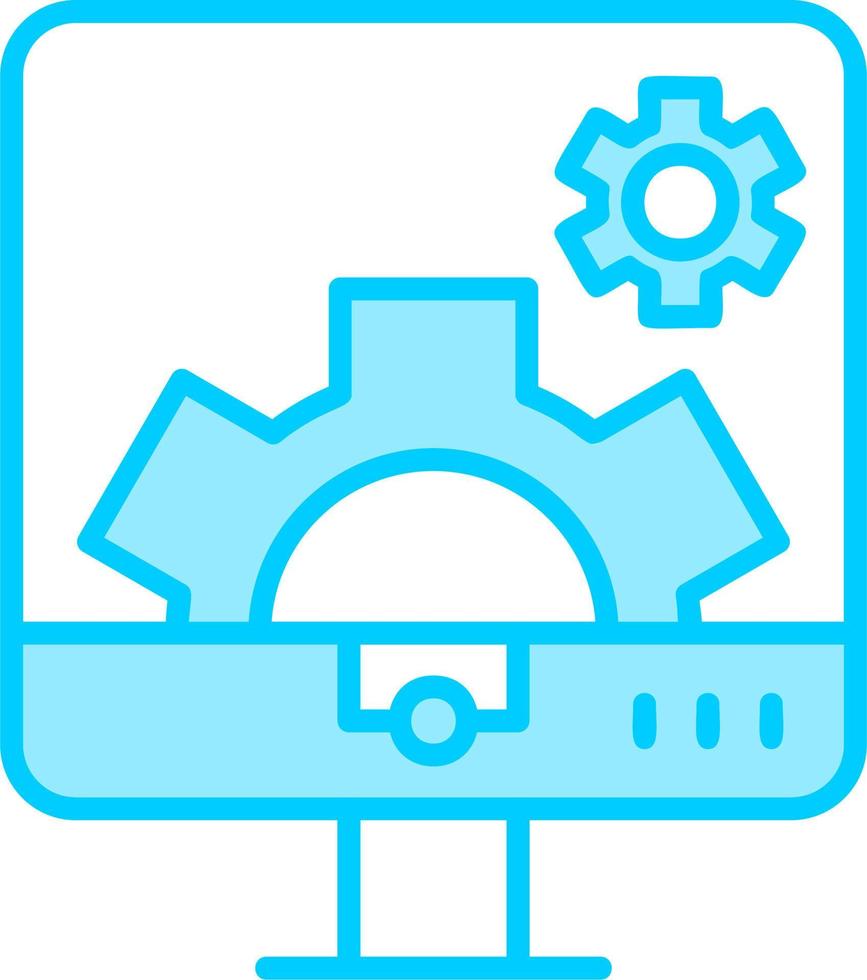 Computer Settings Vector Icon
