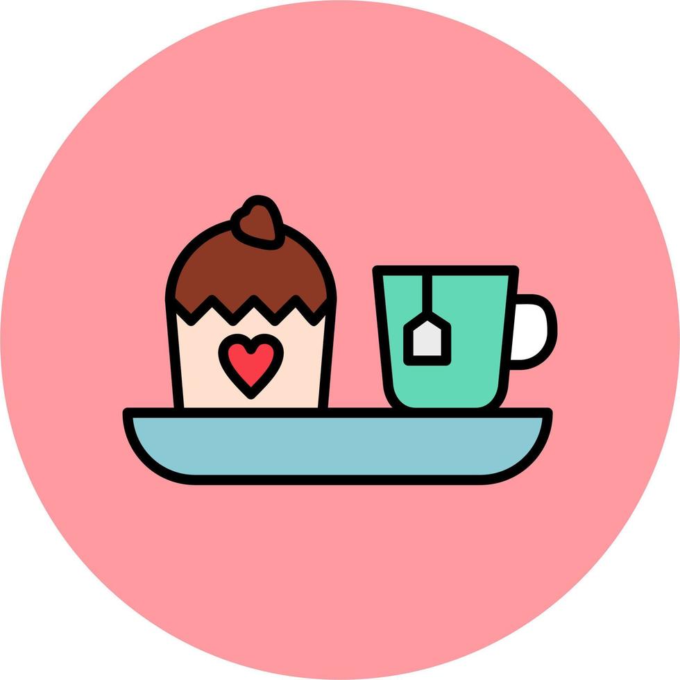 Afternoon Tea Vector Icon