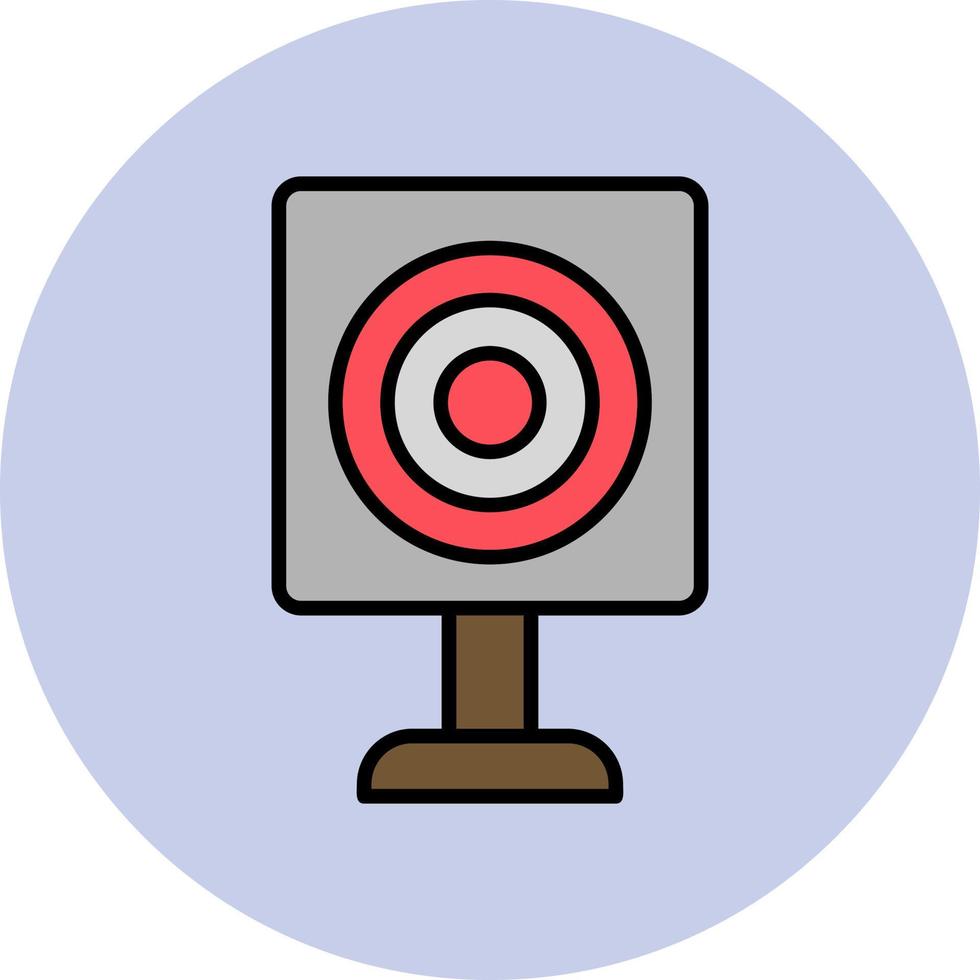 Military Target Vector Icon