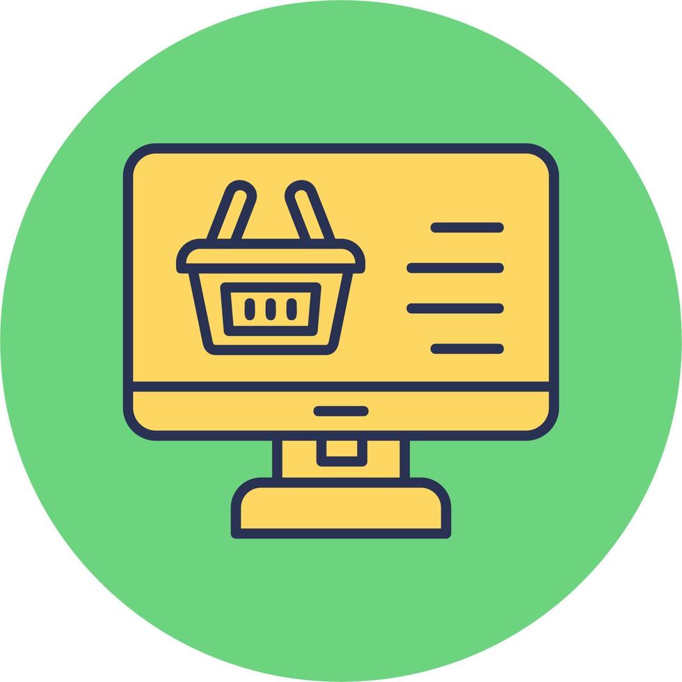 Shopping Online Vector Icon