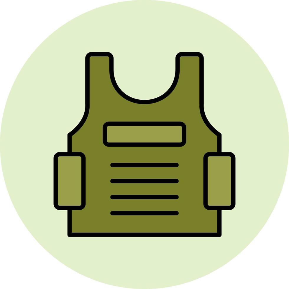 Bulletproof Vest Vector Icon
