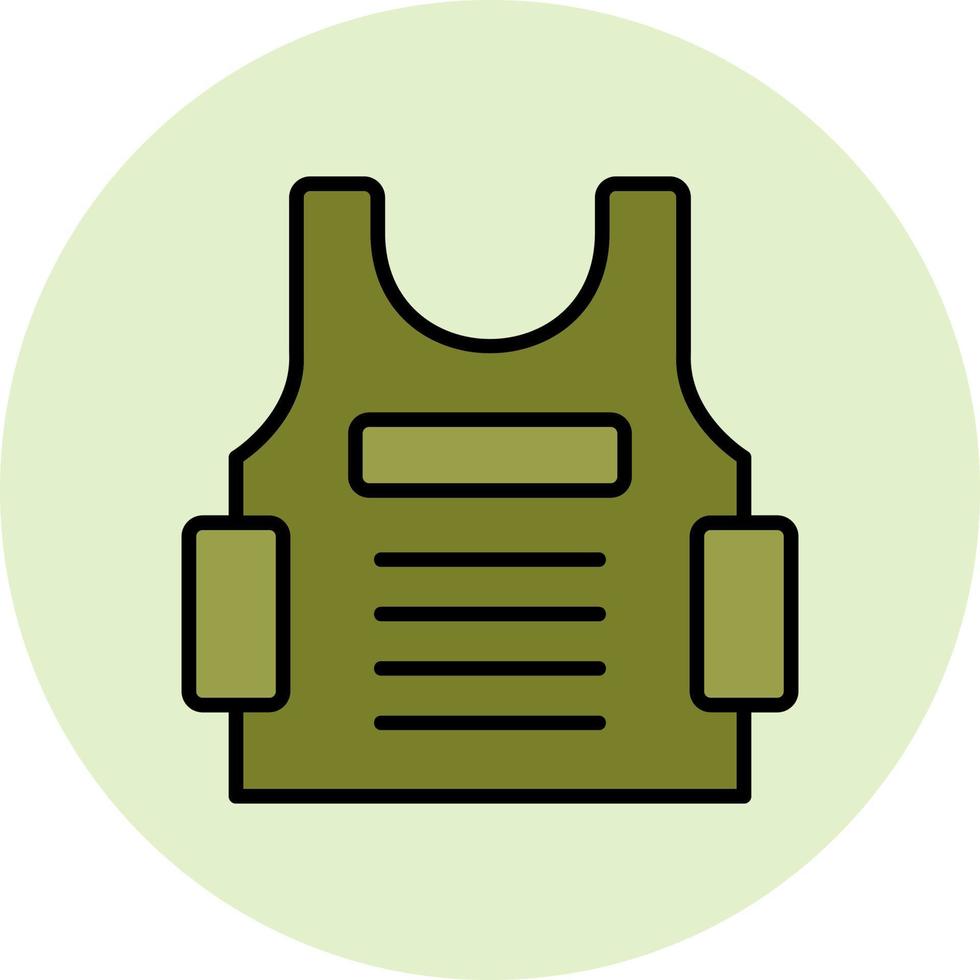 Bulletproof Vest Vector Icon