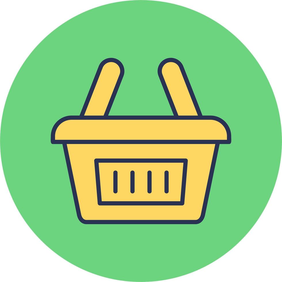 Shopping Basket Vector Icon