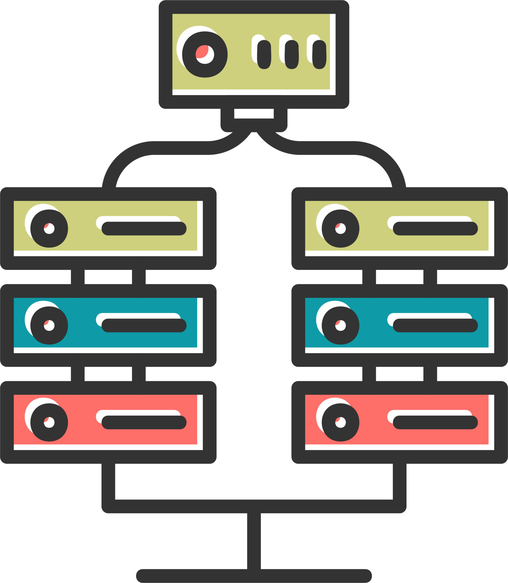 Server Vector Icon 20521356 Vector Art at Vecteezy