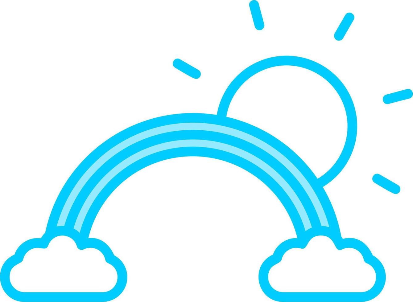 Rainbow Vector Icon