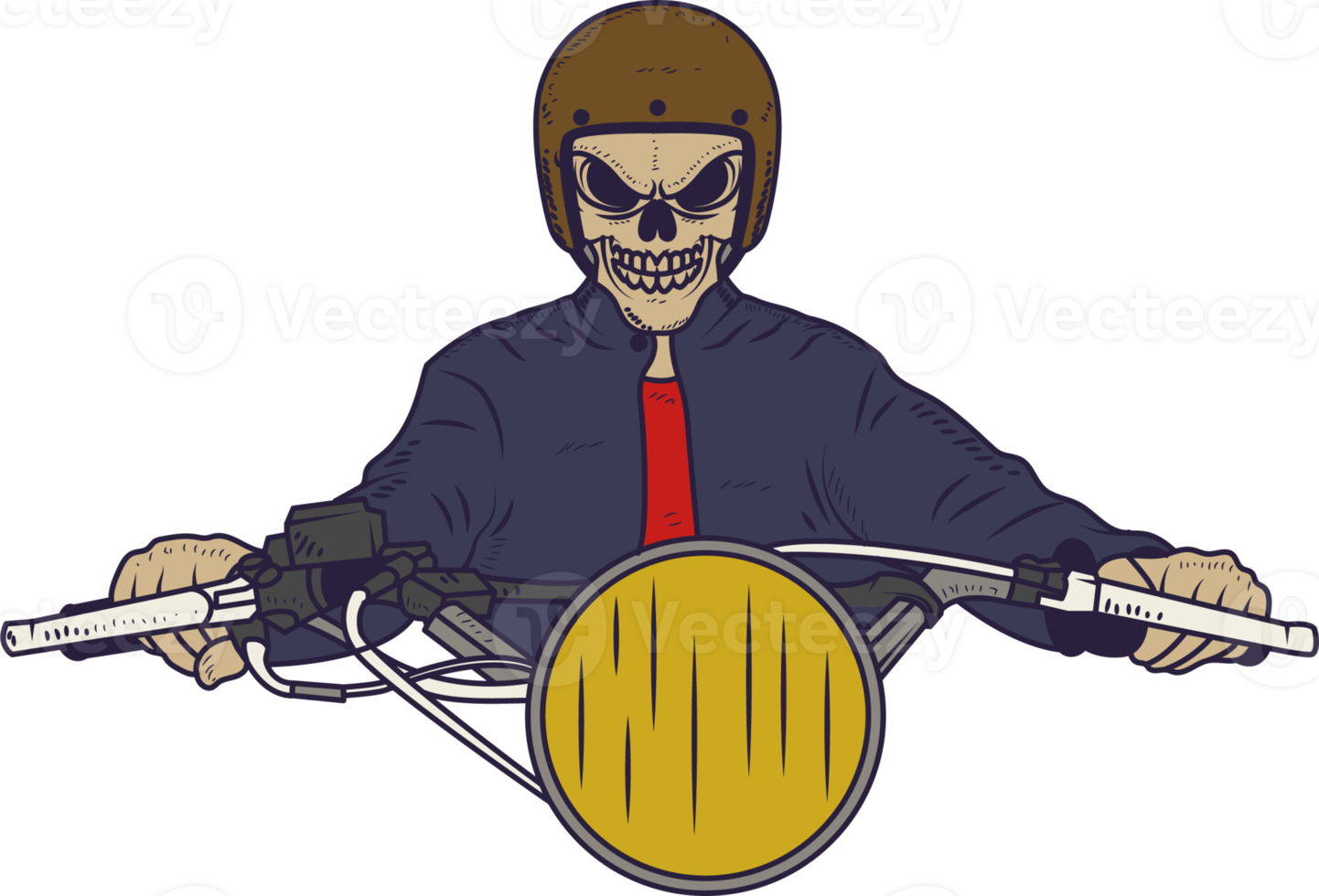 Motorrad Jahrgang retro Element Illustration png