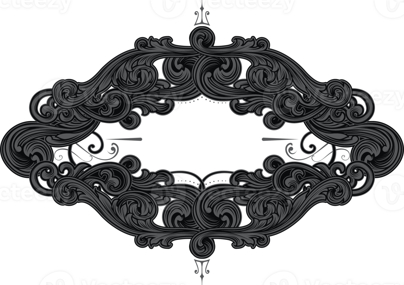 astratto telaio Vintage ▾ ornamento illustrazione png