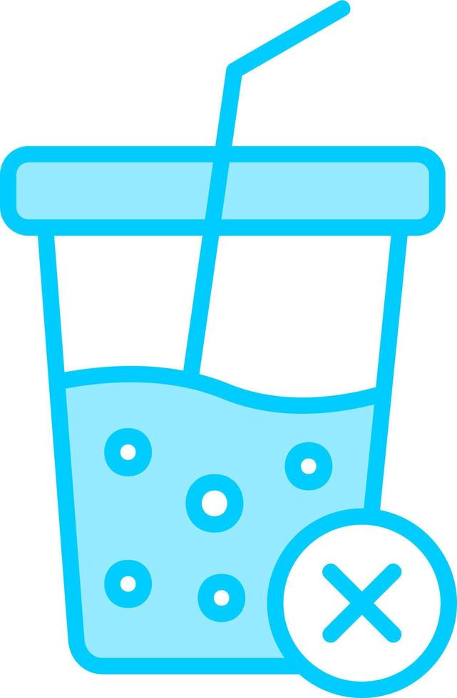 No Soft Drink Vector Icon