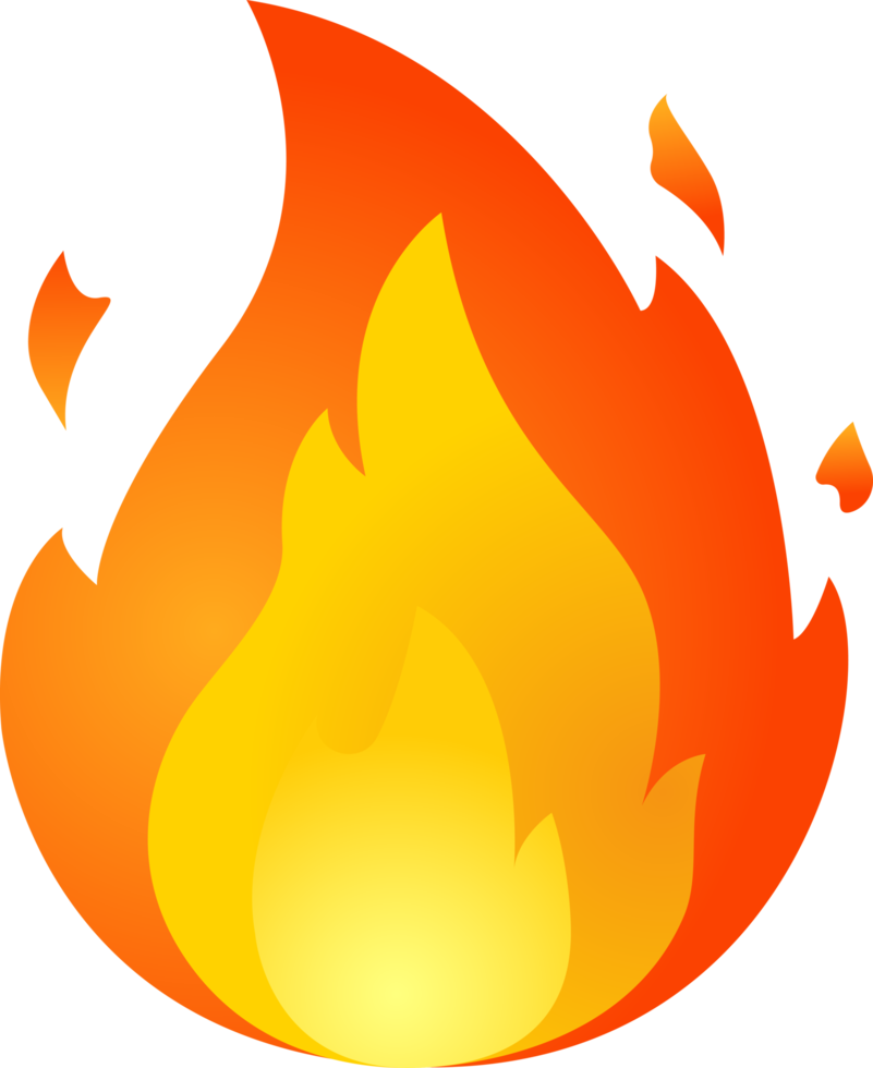 fuego emoji icono png