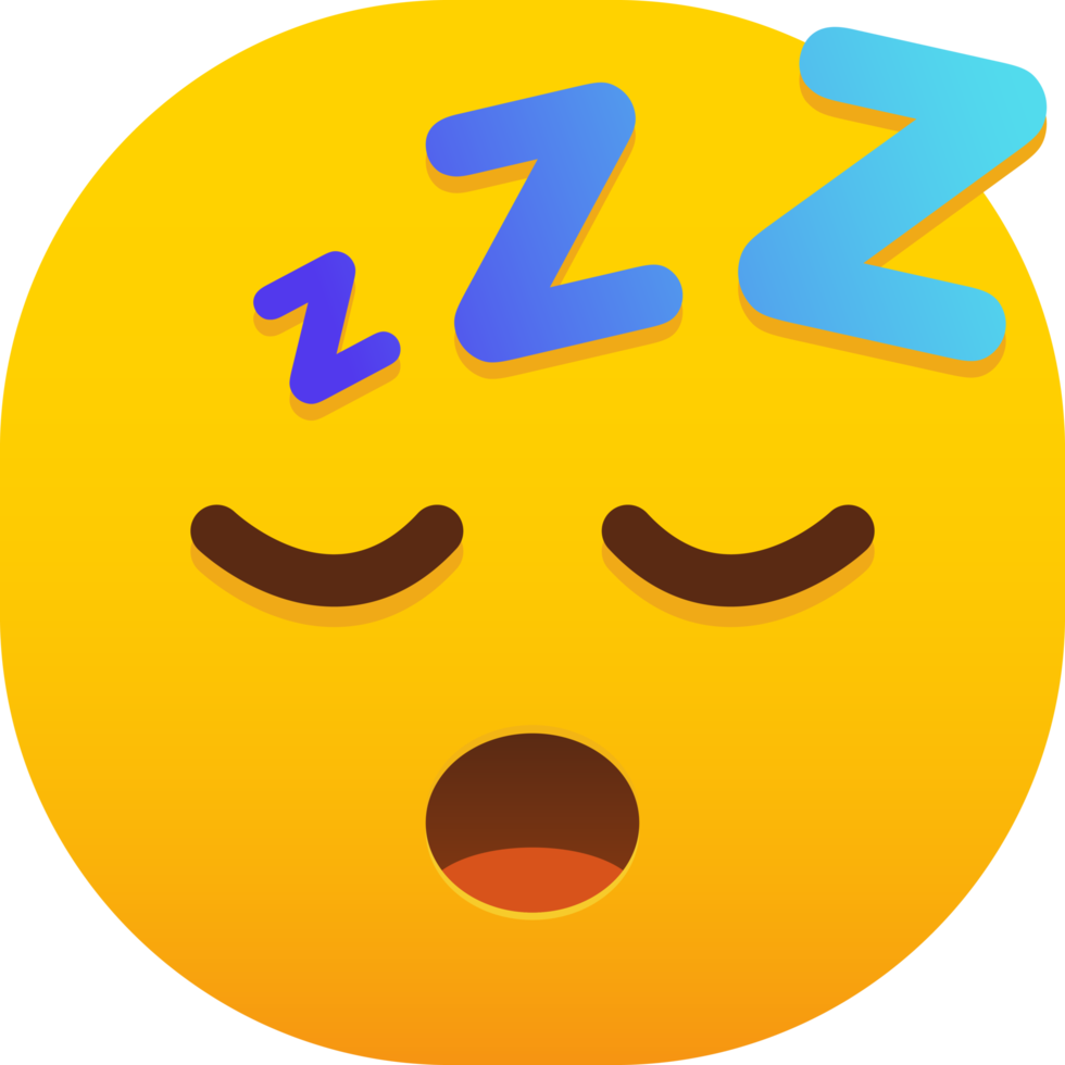 emoji de rosto dormindo png