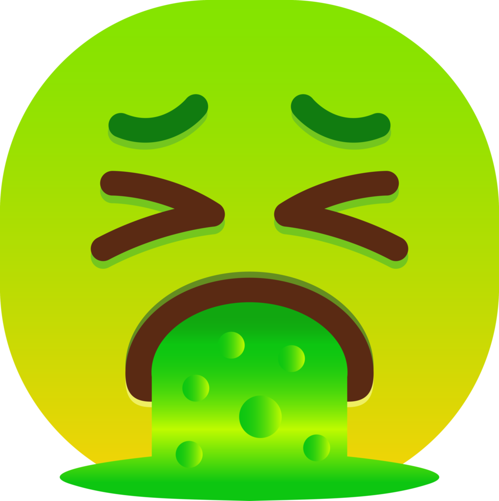 ansikte kräkningar emoji png