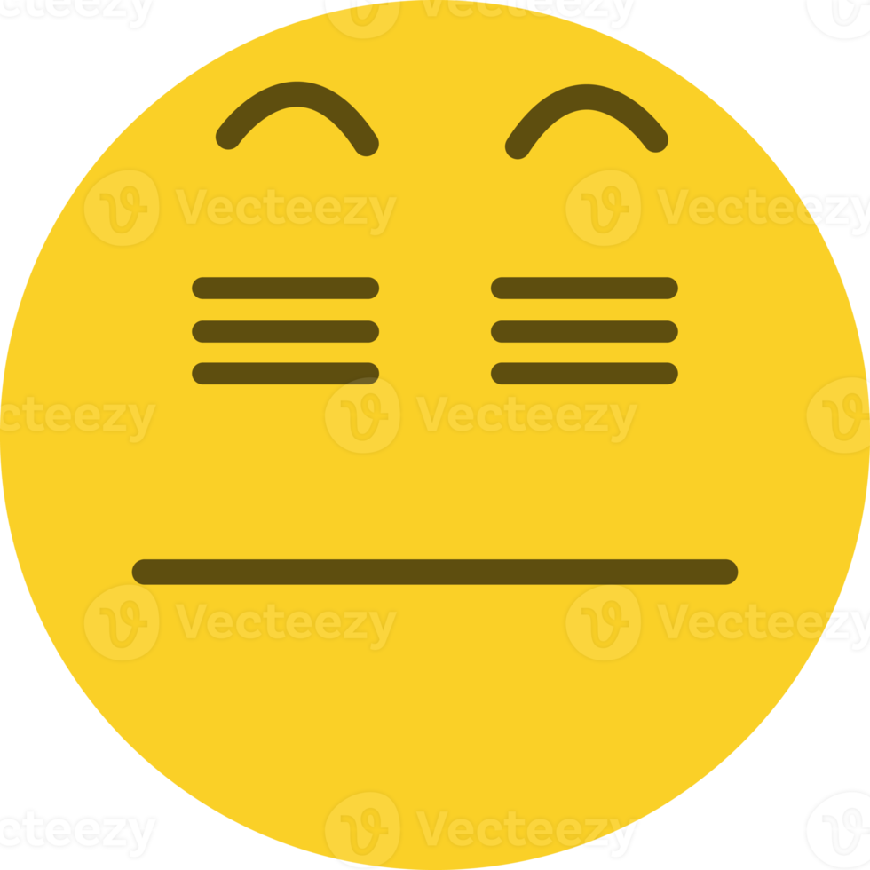 schläfrig Gesicht Emoticon. png