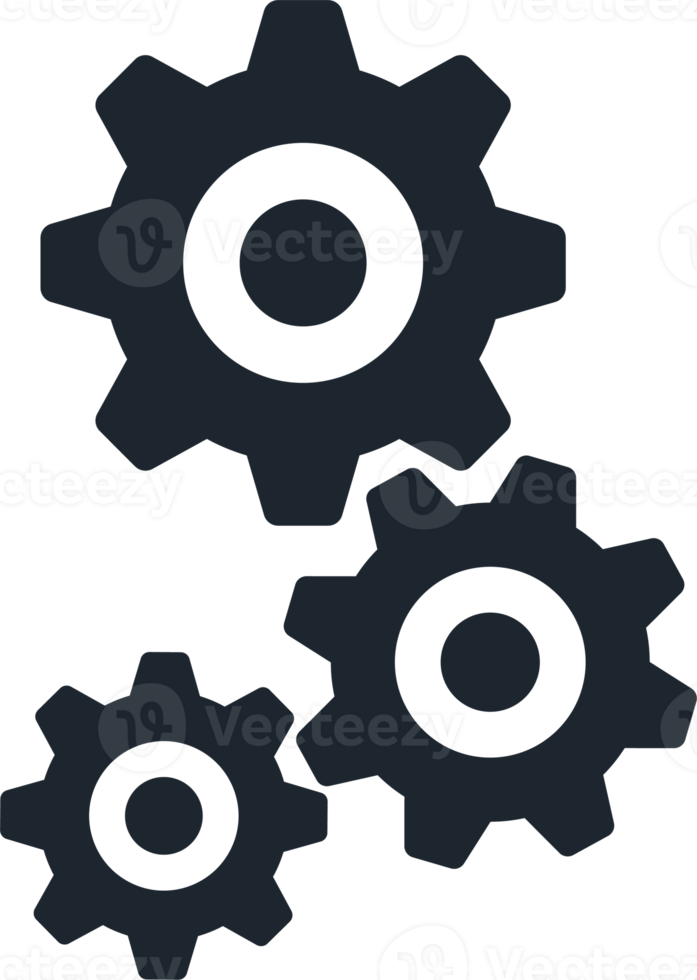 Cog gear Industrial icon, Settings icon. png