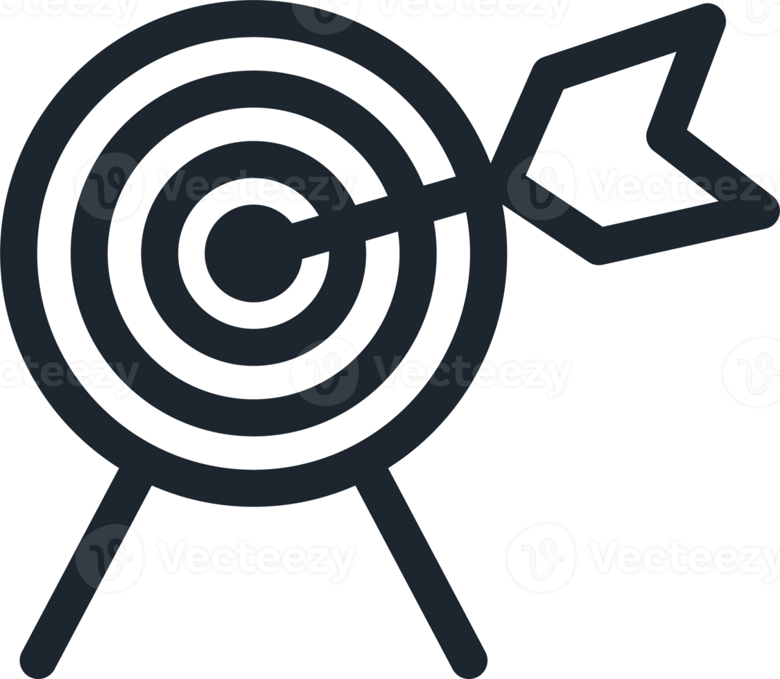 Simple target icon, Archery Target icon. png