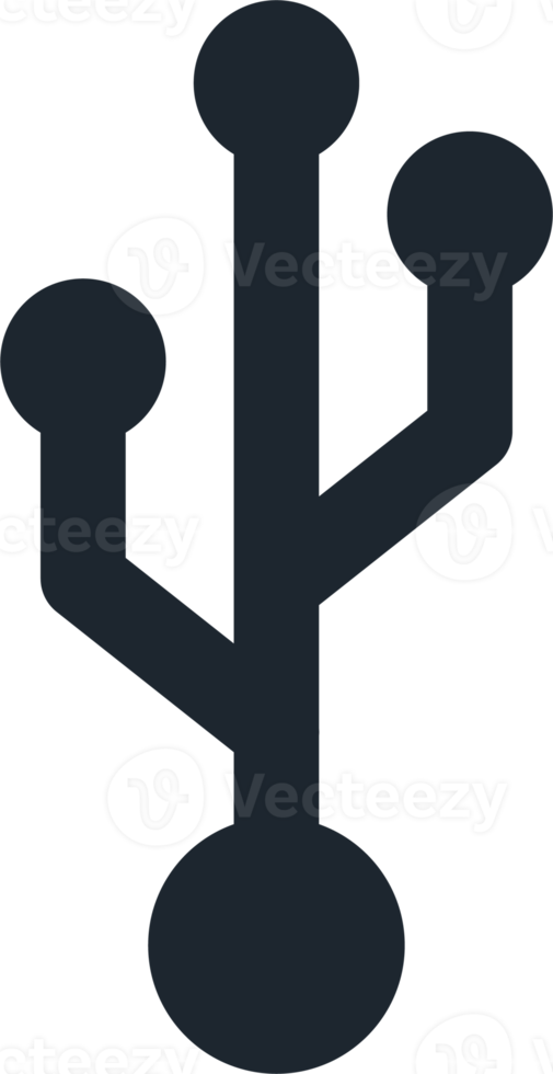 USB connection icon, Hardware connection icon. png