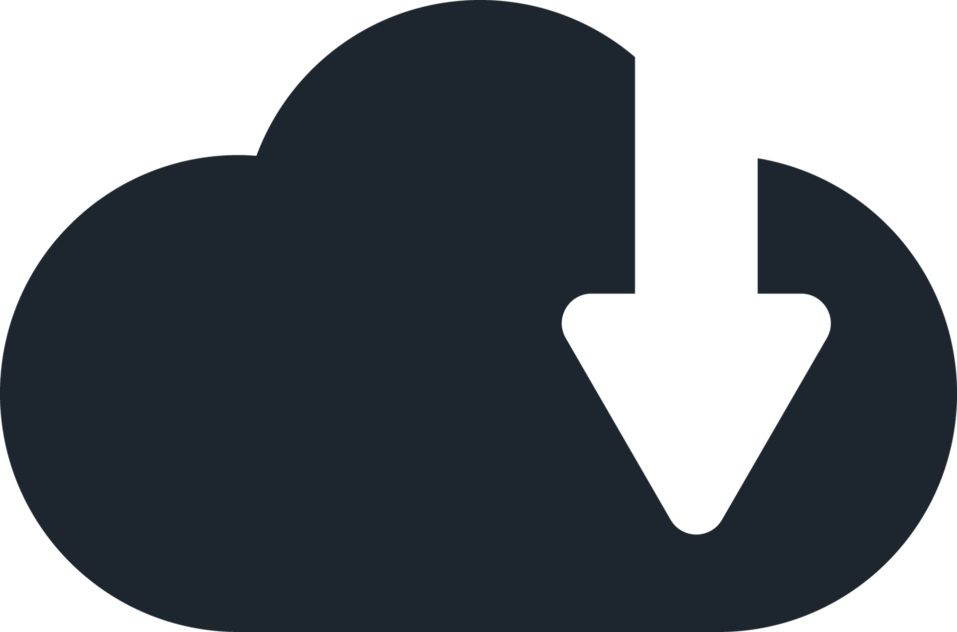 Cloud download icon. 20522371 PNG