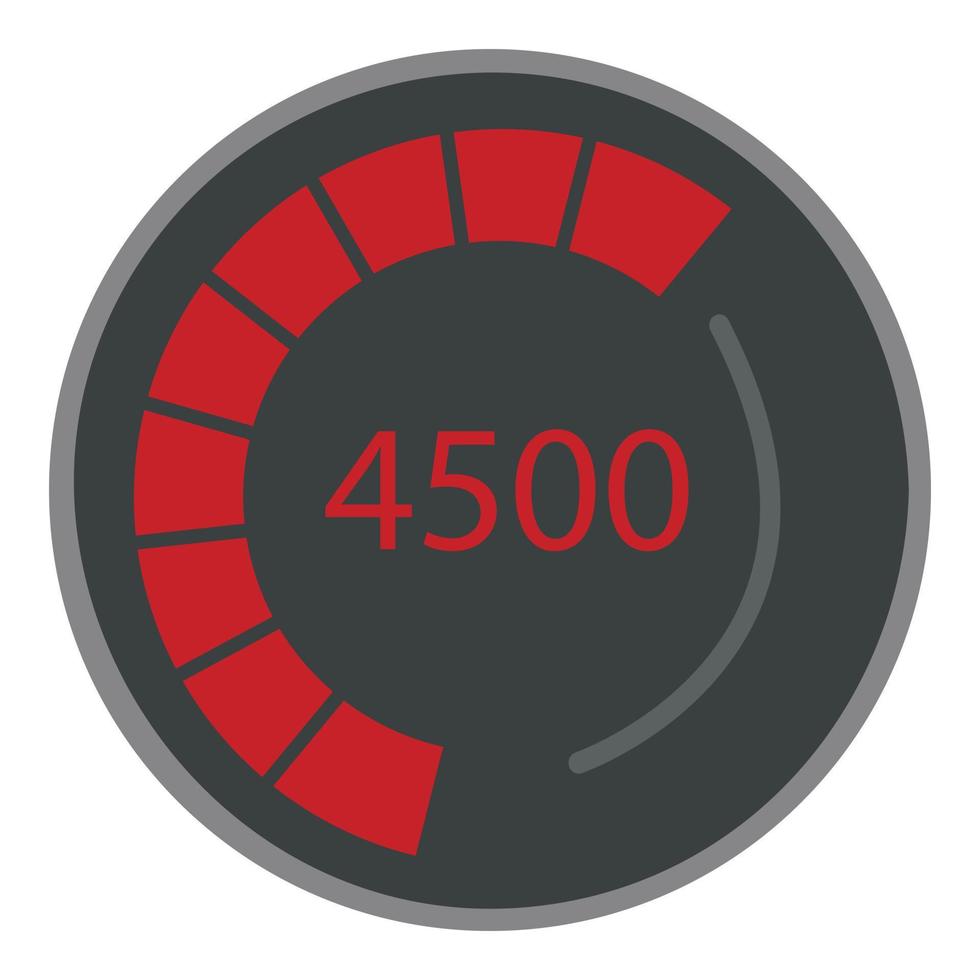 Car dashboard icon cartoon vector. Auto engine vector