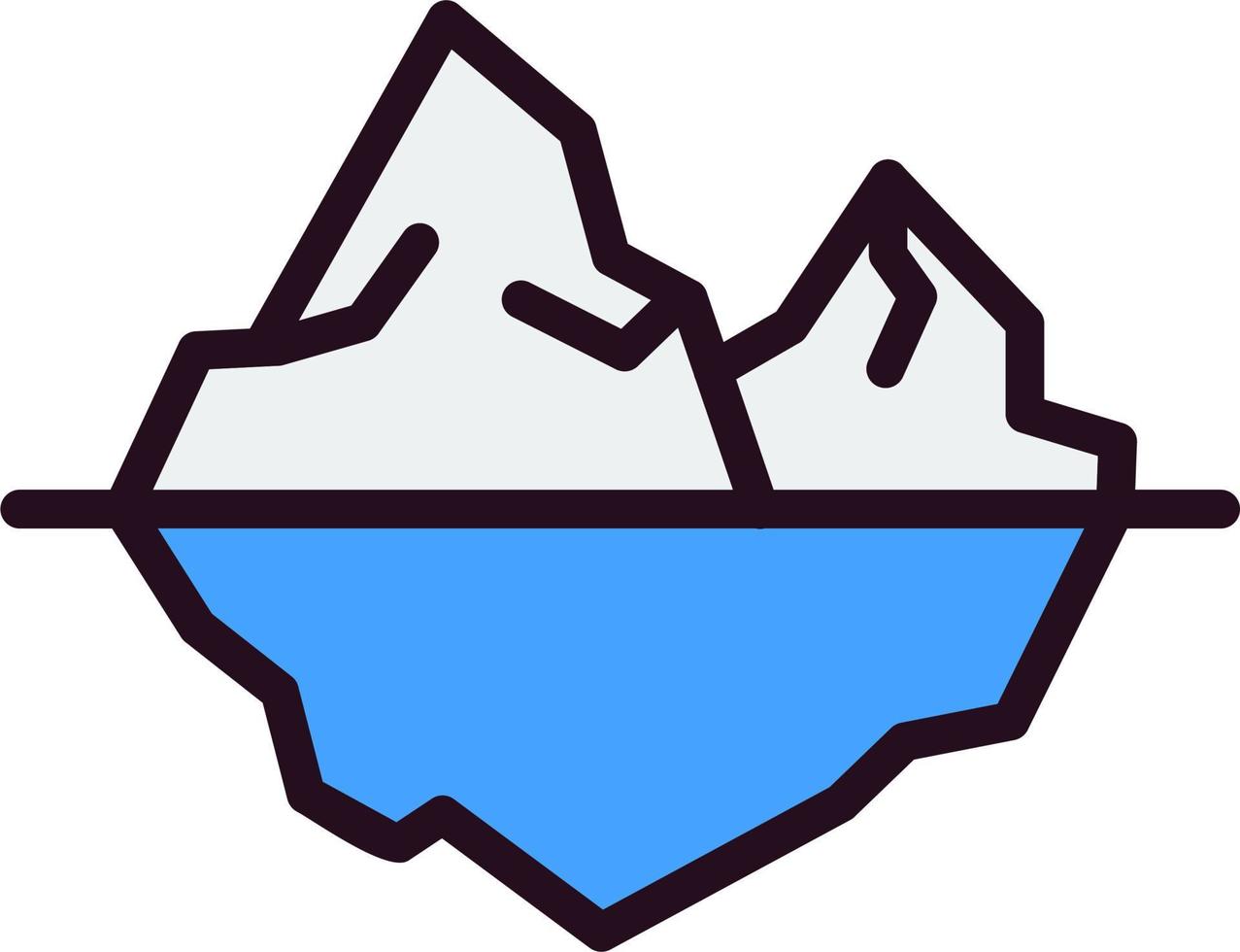 Glacier Vector Icon