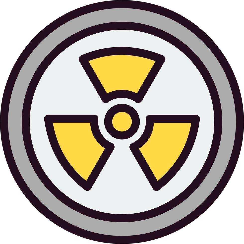 icono de vector nuclear