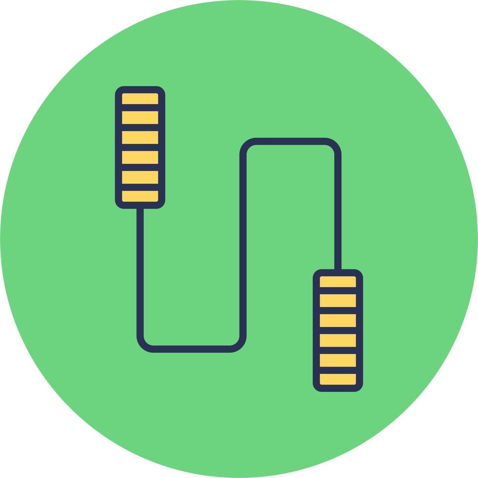 Jumping Rope Vector Icon
