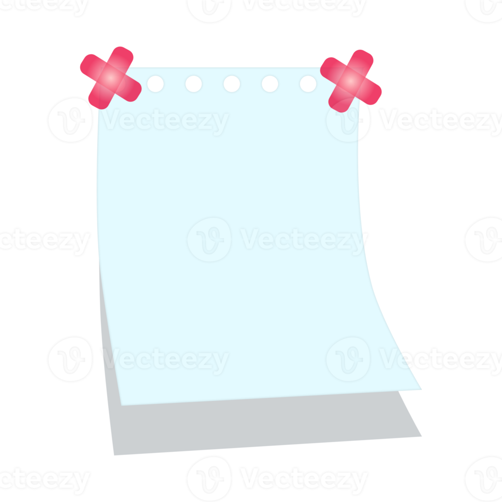 The Flip Note and sticky tape png