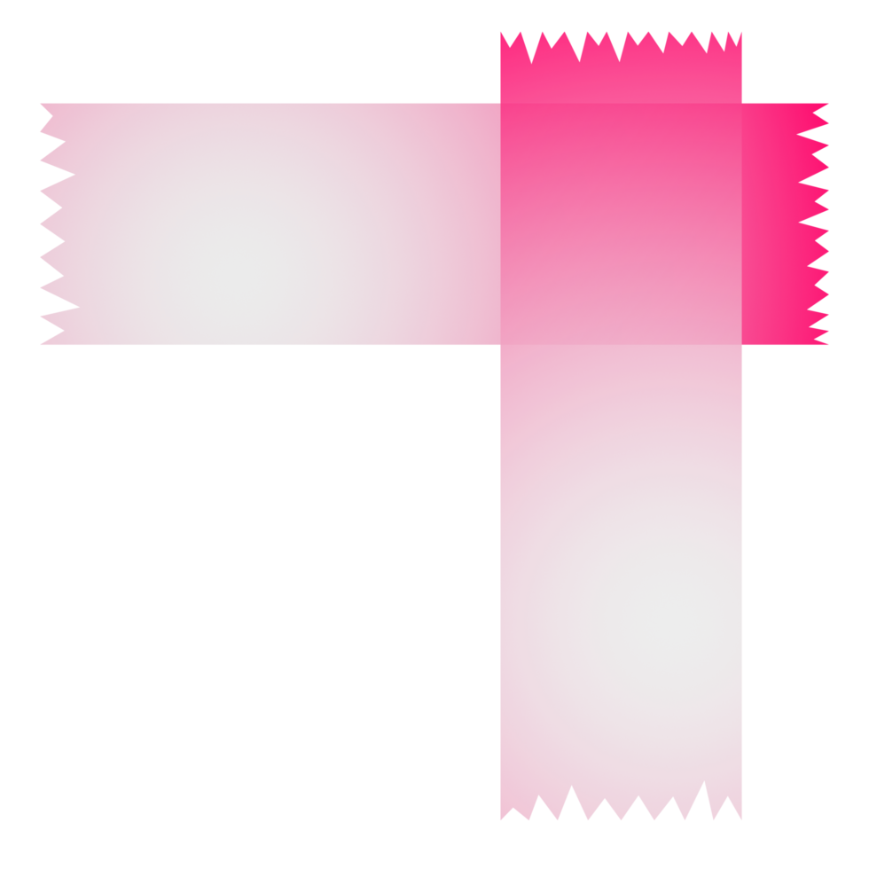 das Rosa Band Ecke png