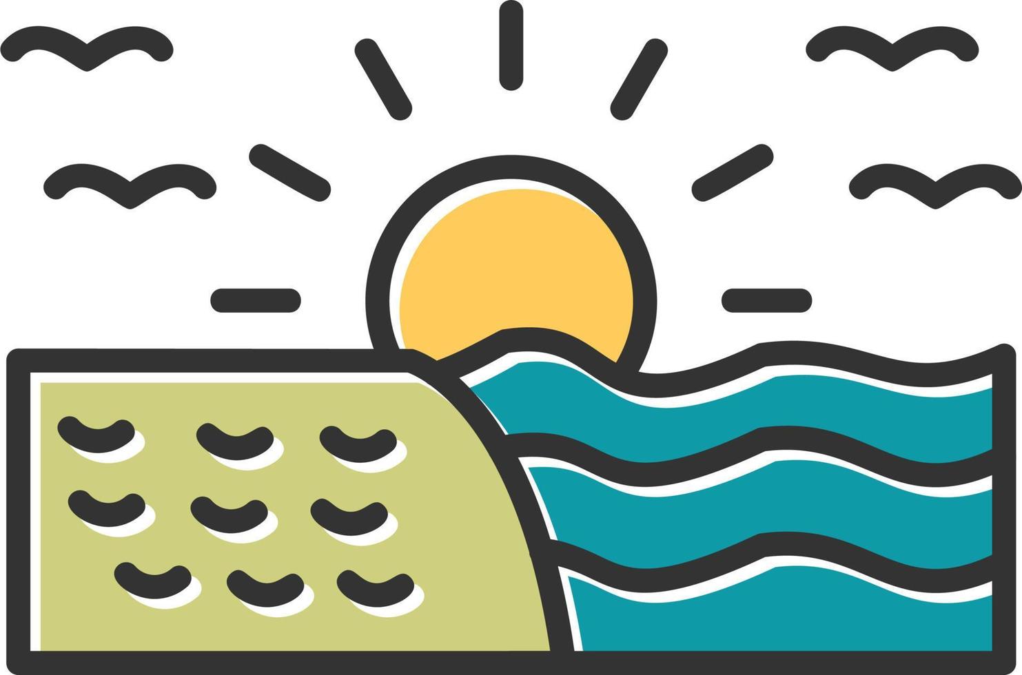Sunrise Vector Icon