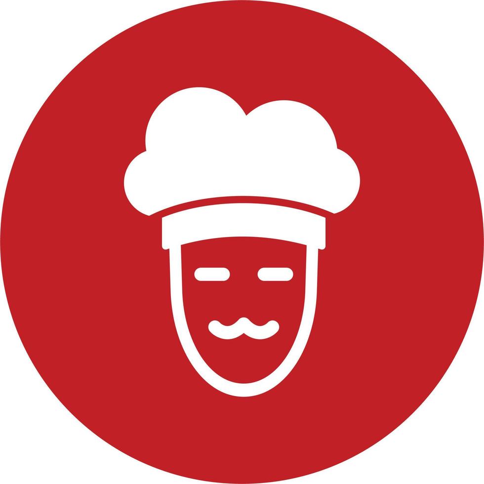 icono de vector de chef