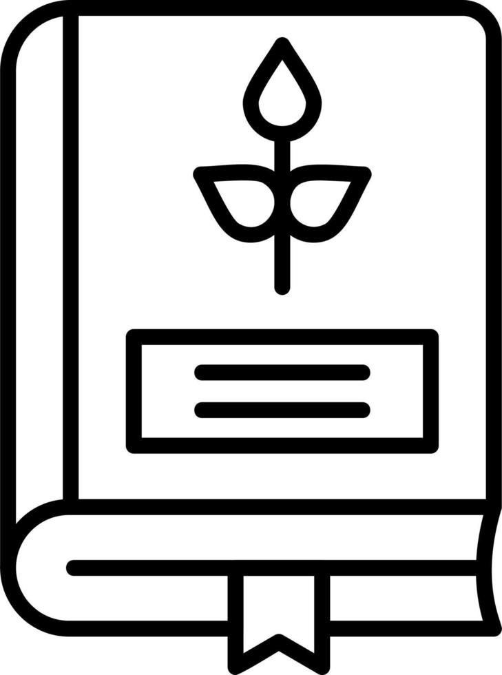 Agriculture Book Vector Icon
