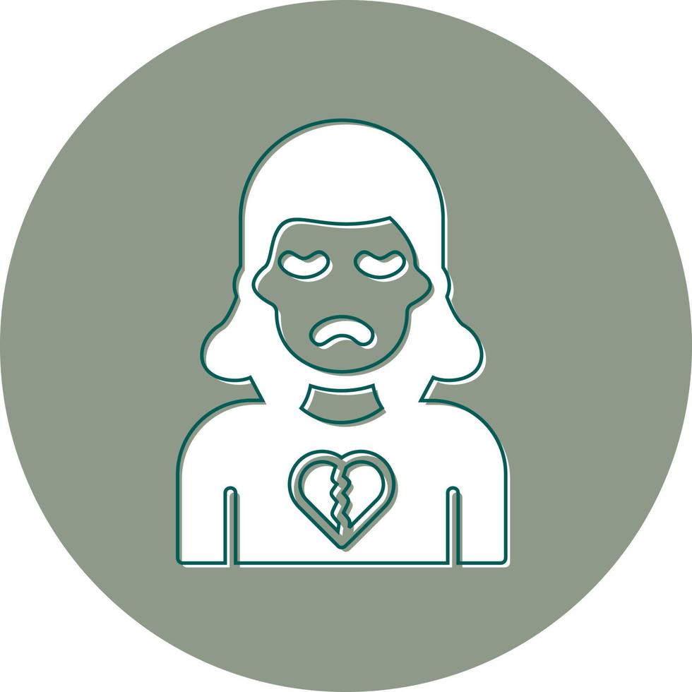 Broken Heart Vector Icon