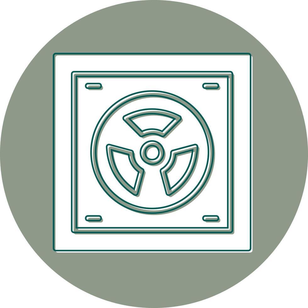 Radioactive Vector Icon
