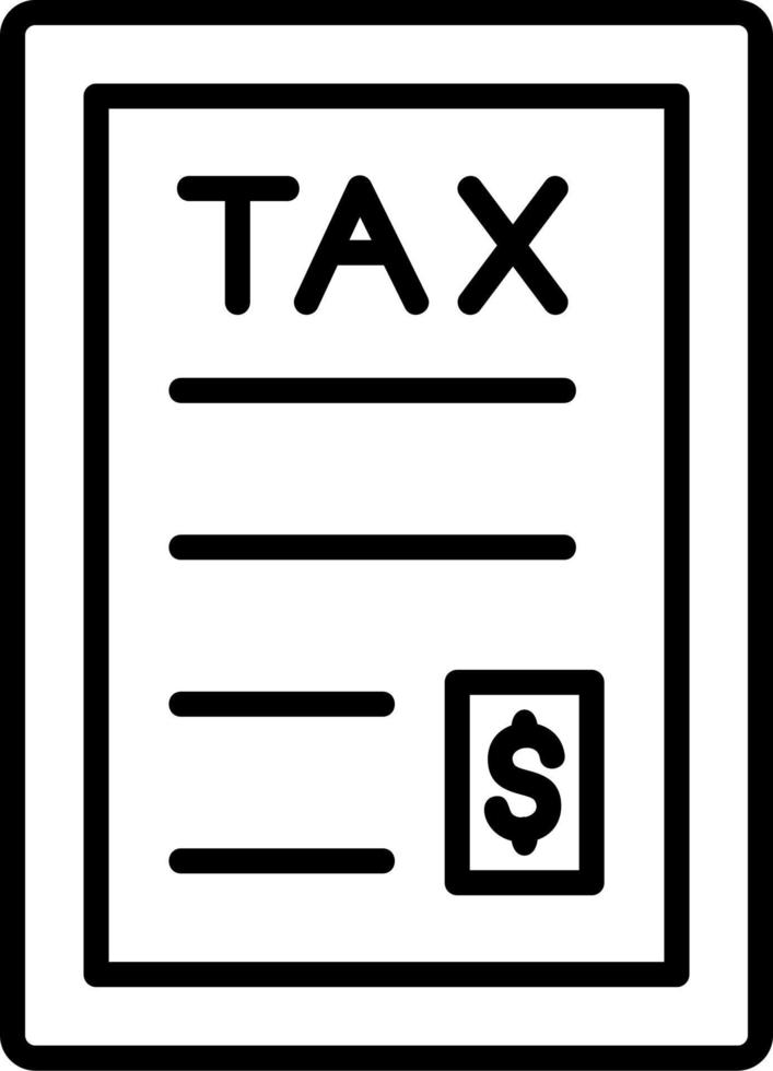 Tax Vector Icon