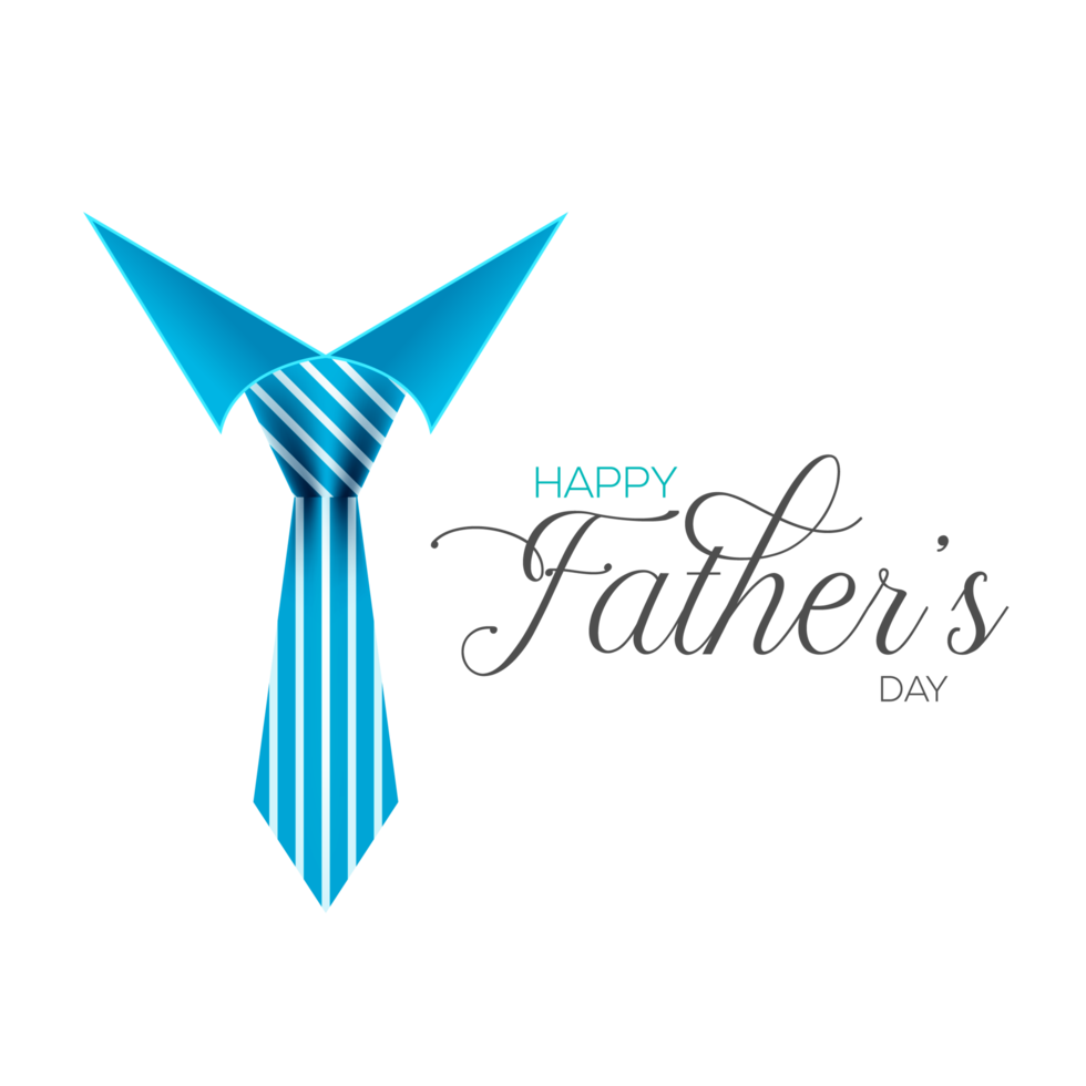 Modern happy fathers day attractive design png