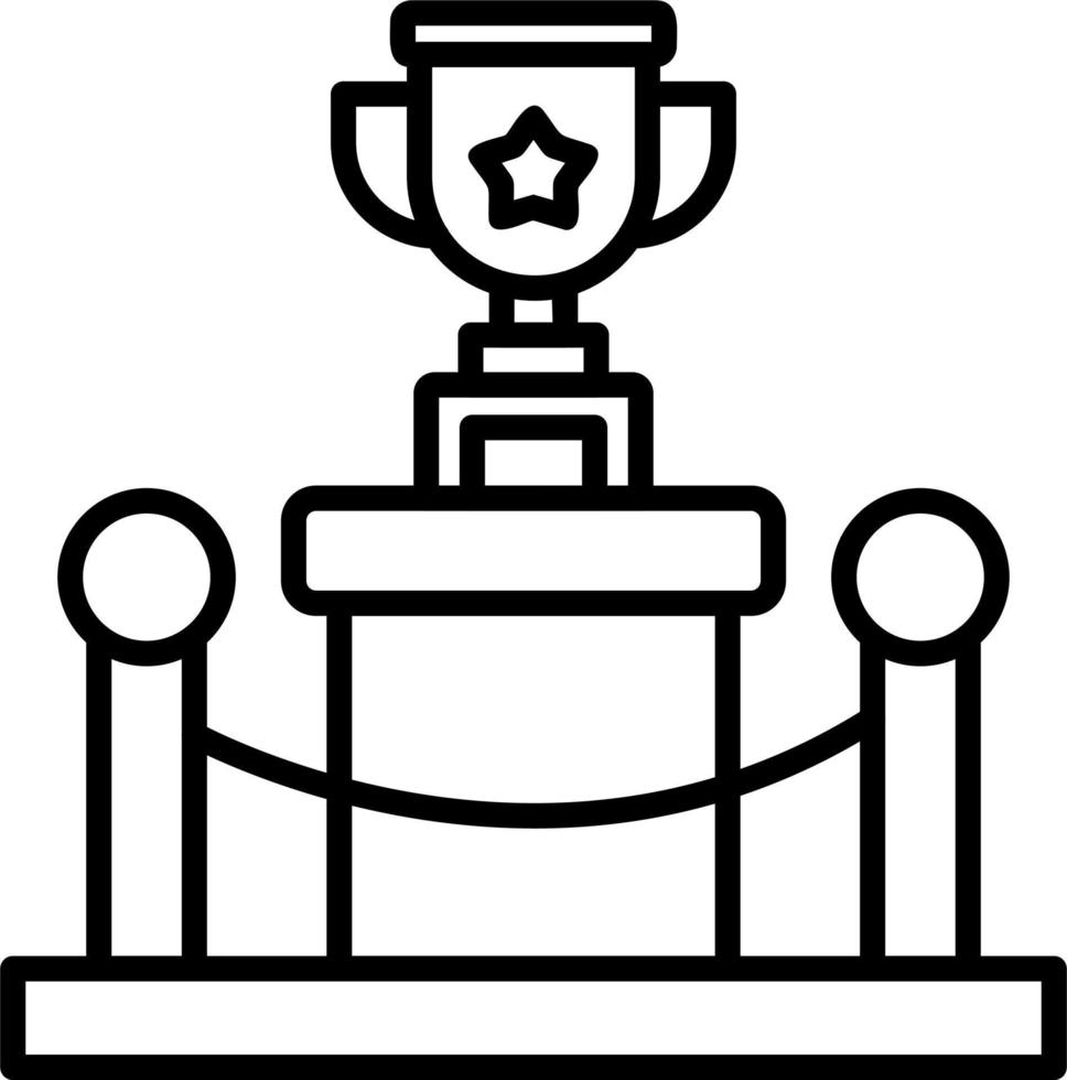 icono de vector de copa