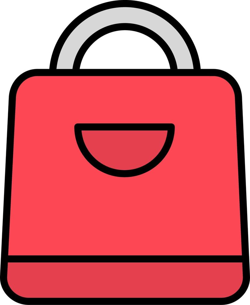 icono de vector de bolsa de compras