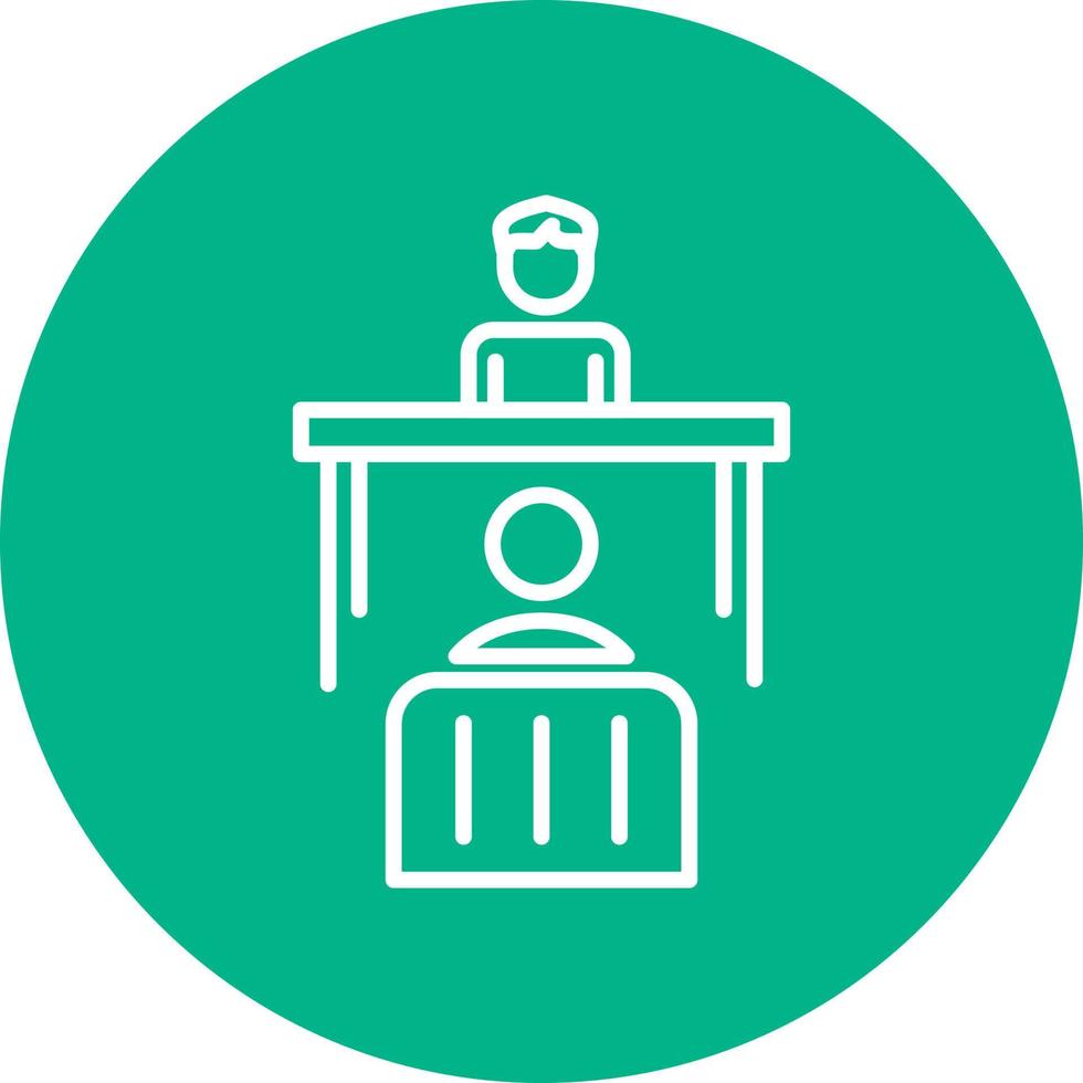 Job Interview Vector Icon