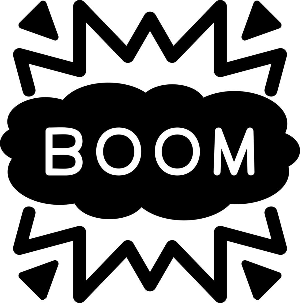 Boom Vector Icon