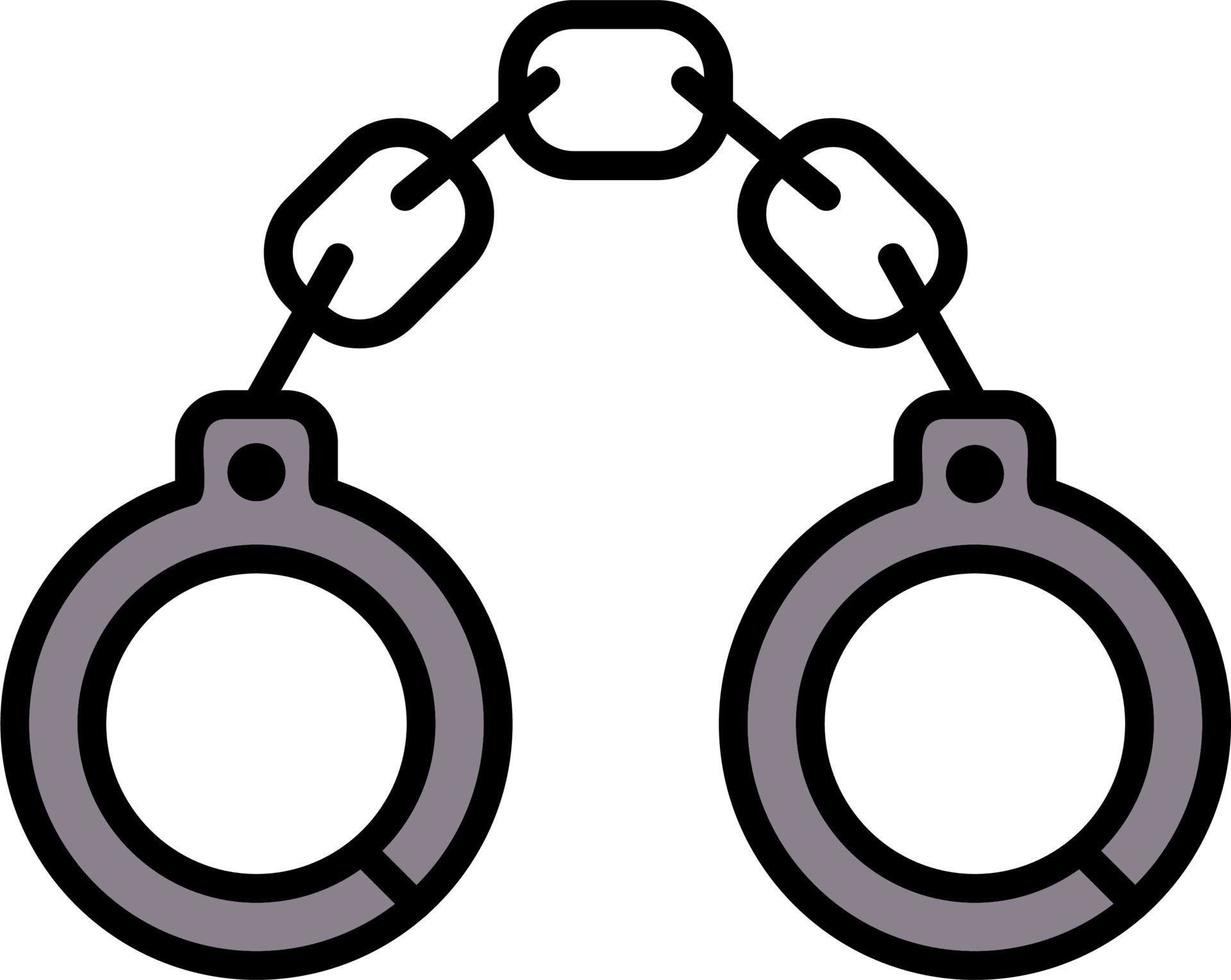 Handcuff Vector Icon